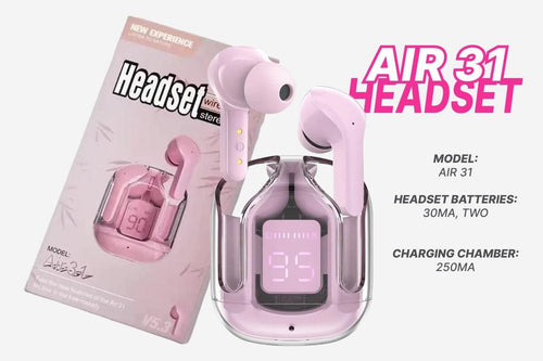 Air31 TWS Wireless Earbuds with Charging Case