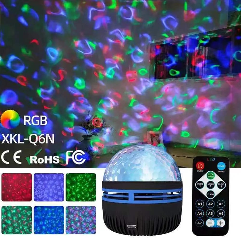 Colorful Starry Sky Galaxy Projector & Bluetooth Music Player