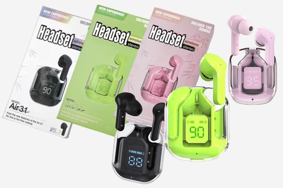Air31 TWS Wireless Earbuds with Charging Case