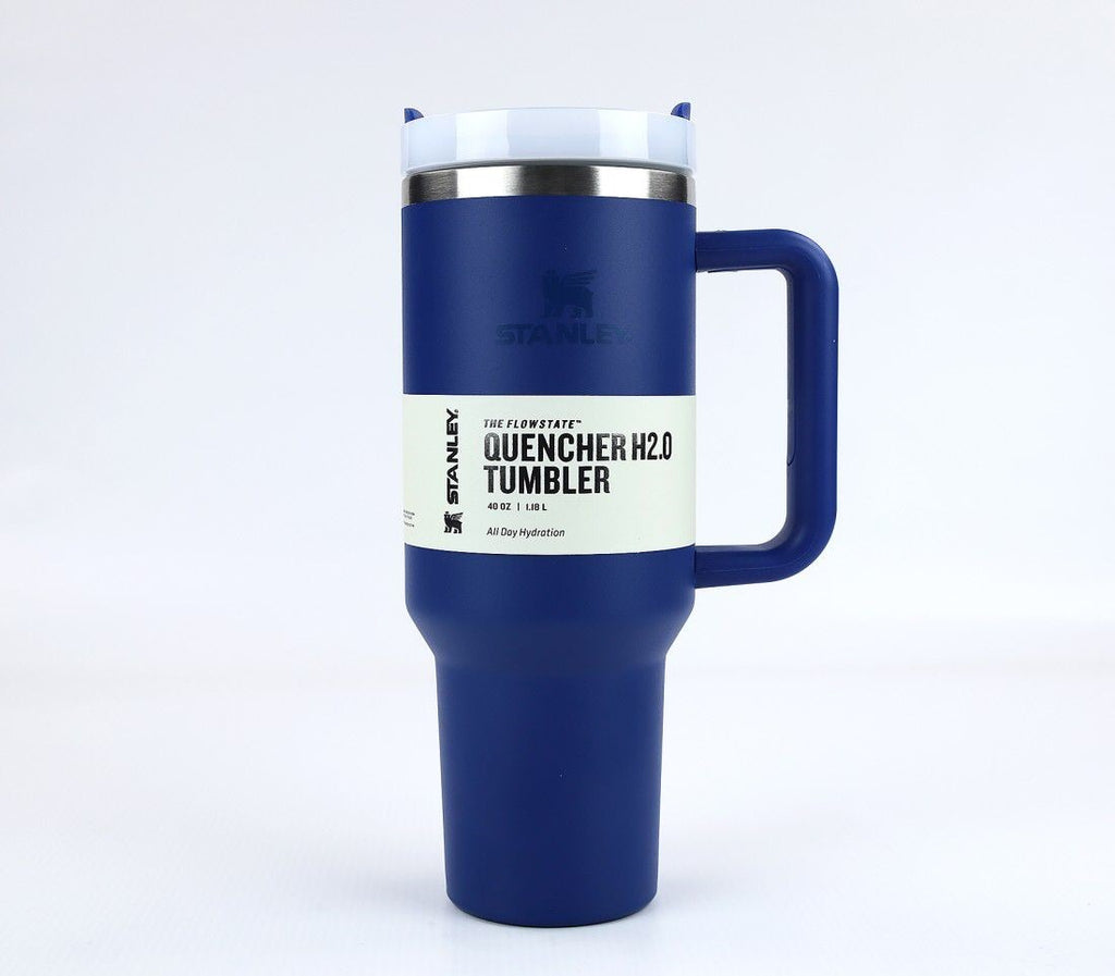 Stanley 40 Oz (1200ML) Stainless Steel Vacuum Insulated Tumbler with Straw – Leak-Proof Quencher Cup for Hot &amp; Cold Beverages, Travel Mug, Gym Water Bottle, Coffee Thermos -Random Colors | Stanley | (With Box)