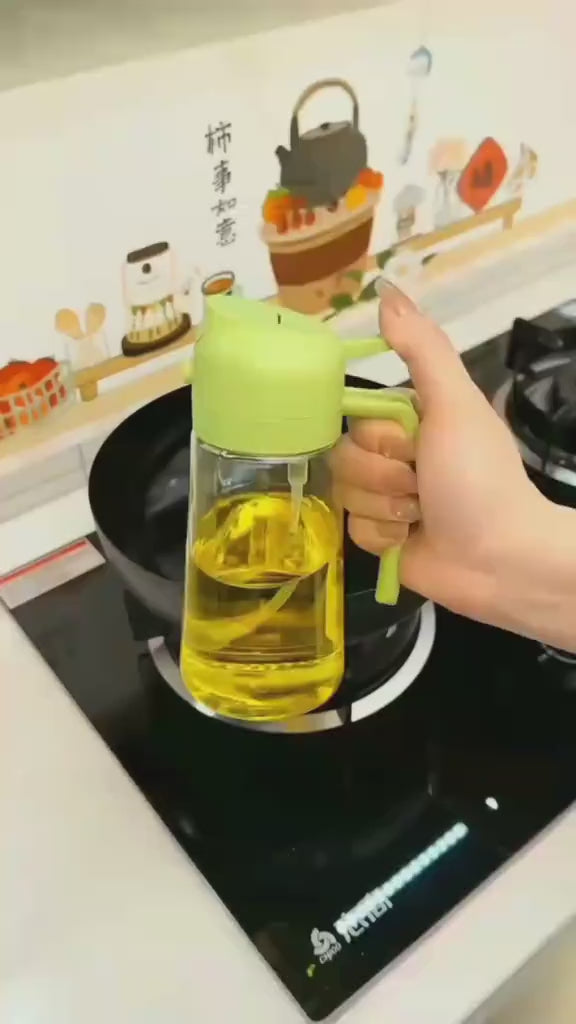2-in-1 Oil Spray Bottle & Dispenser | 470ml